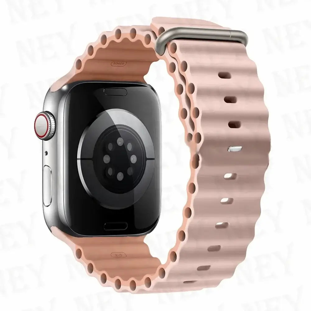 Apple Watch Silicone Strap - Soft Flexible Comfortable Fit