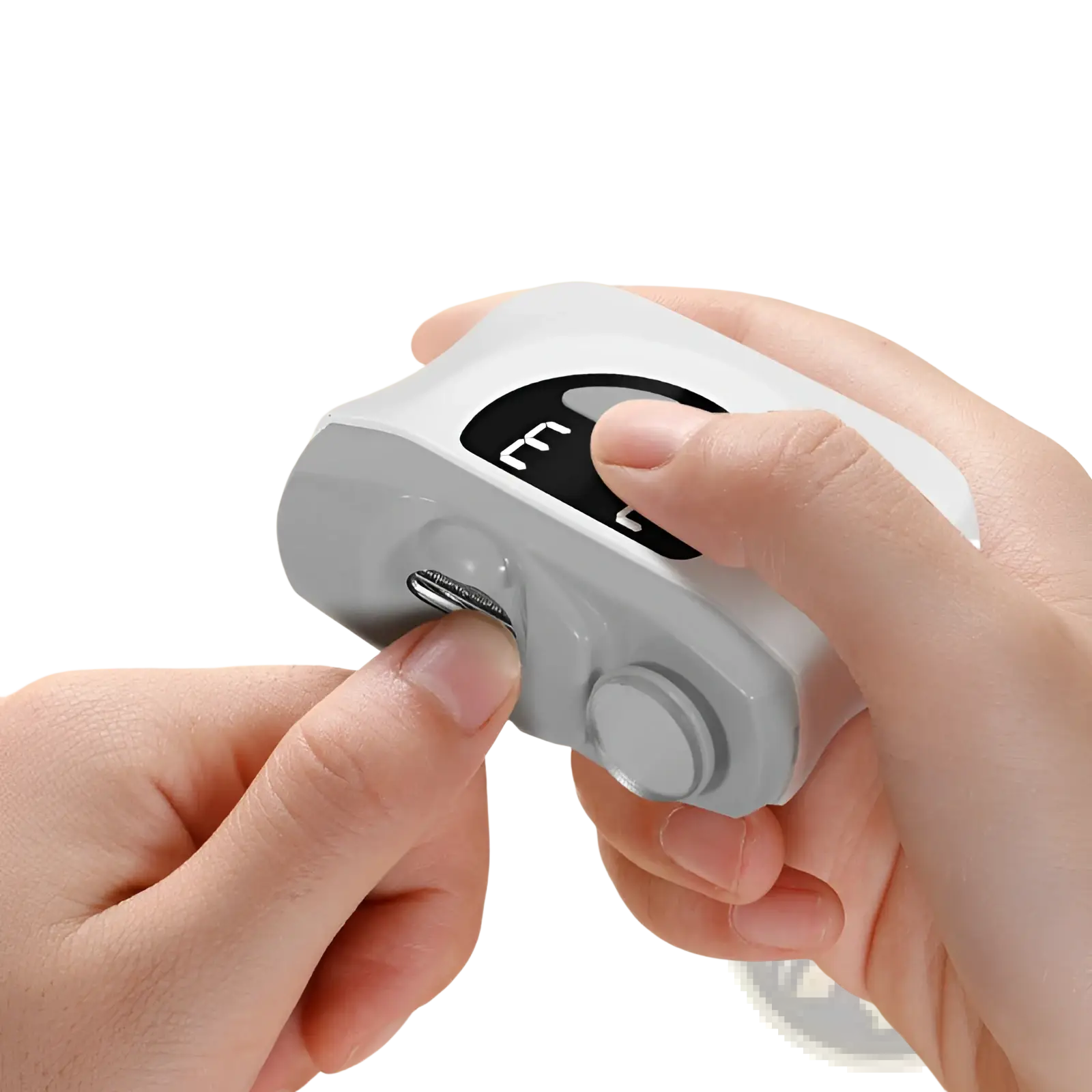 Electric Nail Clippers with Led Display and Trimmer