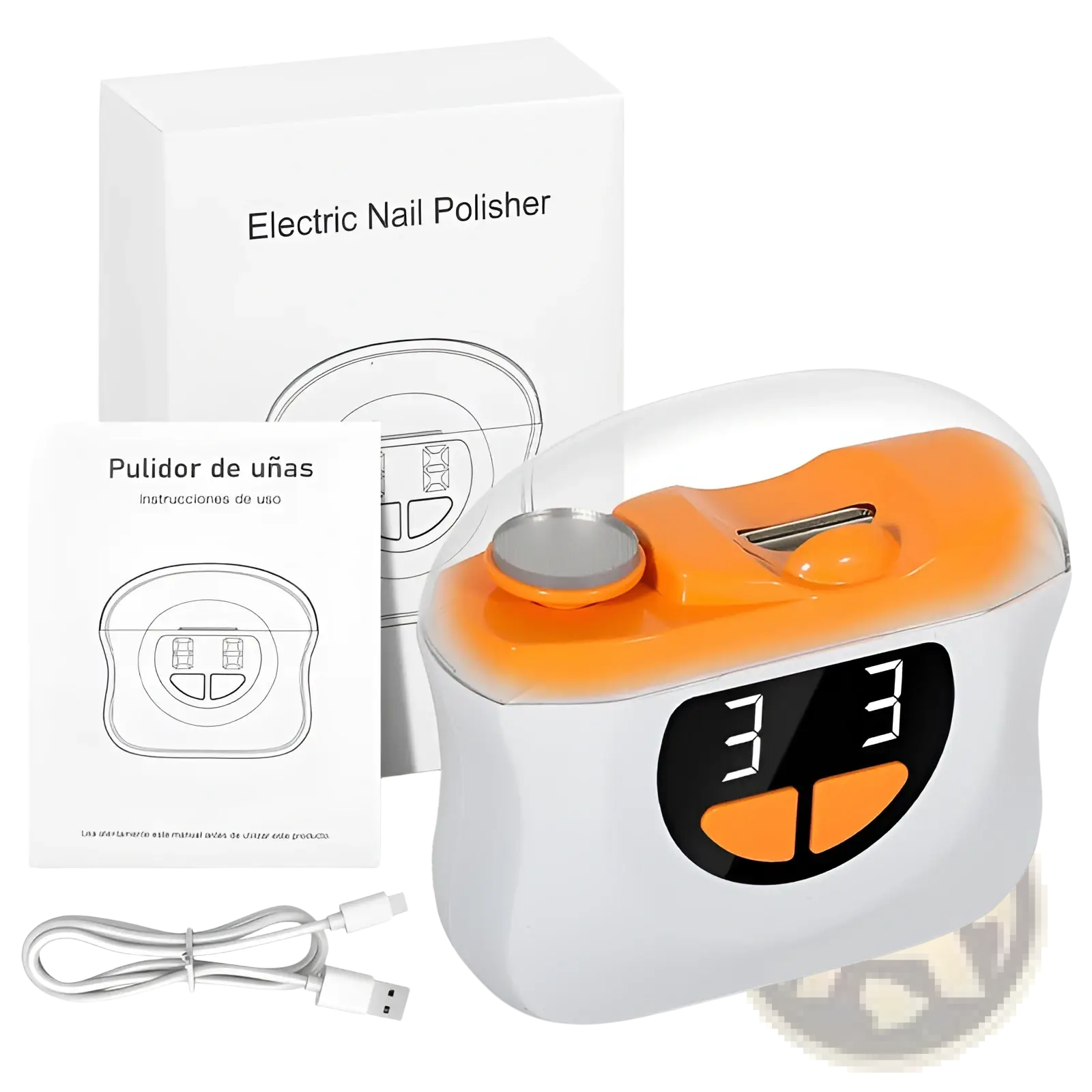 Electric Nail Clippers with Led Display and Trimmer